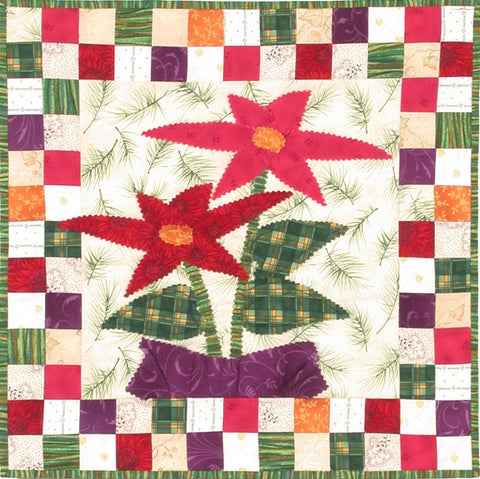 Pretty Points - Checkerboard Flowers  Pattern - StoryQuilts.com