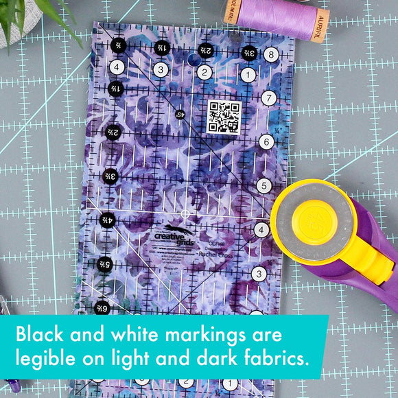 Creative Grids Quilt Ruler 4-1/2in x 8-1/2in CGR48