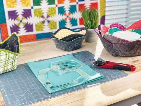 Creative Grids Bowl Cozy Template Set StoryQuilts com Creative Grids Bowl Cozy Template Set StoryQuilts com