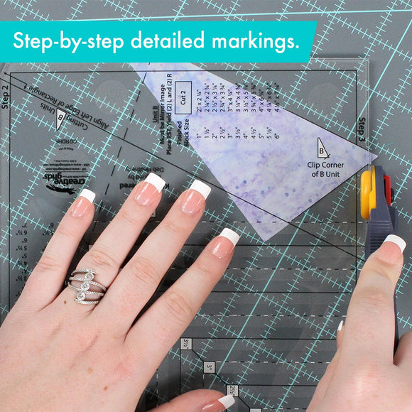 Creative Grids Kitty Cornered Ruler CGRDH5