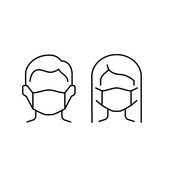 Creative Grids Face Mask Template 3 Sizes in 1