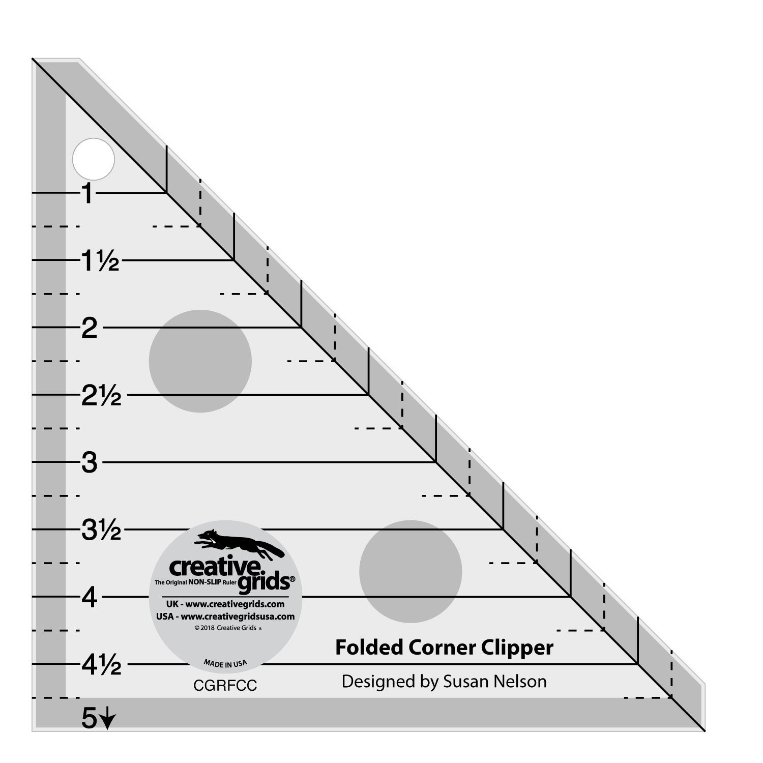 Creative Grids Folded Corner Clipper Tool  Notion - StoryQuilts.com