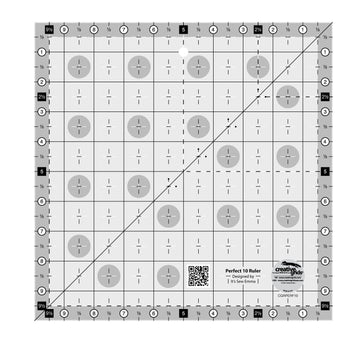 Creative Grids Perfect 10 Ruler. CGRPERF10  Notion - StoryQuilts.com