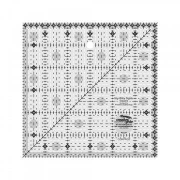 Creative Grids Itty-Bitty Eights Square Quilt Ruler 6in x 6in  Notion - StoryQuilts.com