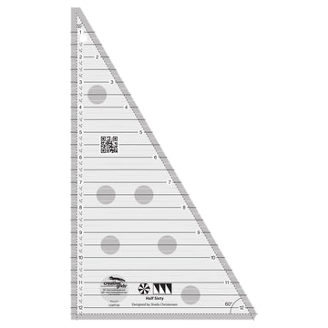 Creative Grids Half Sixty Triangle Ruler  Notion - StoryQuilts.com