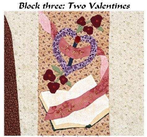 Charlie Kissed Me - Block 3  Pattern - StoryQuilts.com