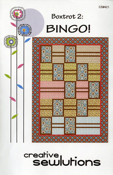 Boxtrot 2: Bingo  Pattern - StoryQuilts.com