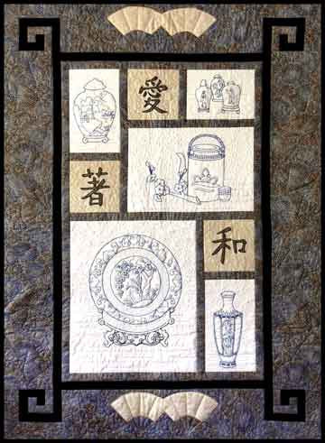 Chinese Porcelain  Pattern - StoryQuilts.com