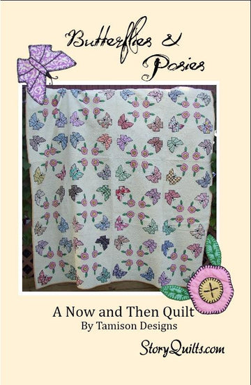 Butterflies and Posies  Pattern - StoryQuilts.com