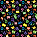 Black Alphabet Scramble by Michael Miller-1