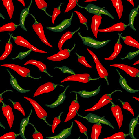 Chili Peppers 1 yd Cuts