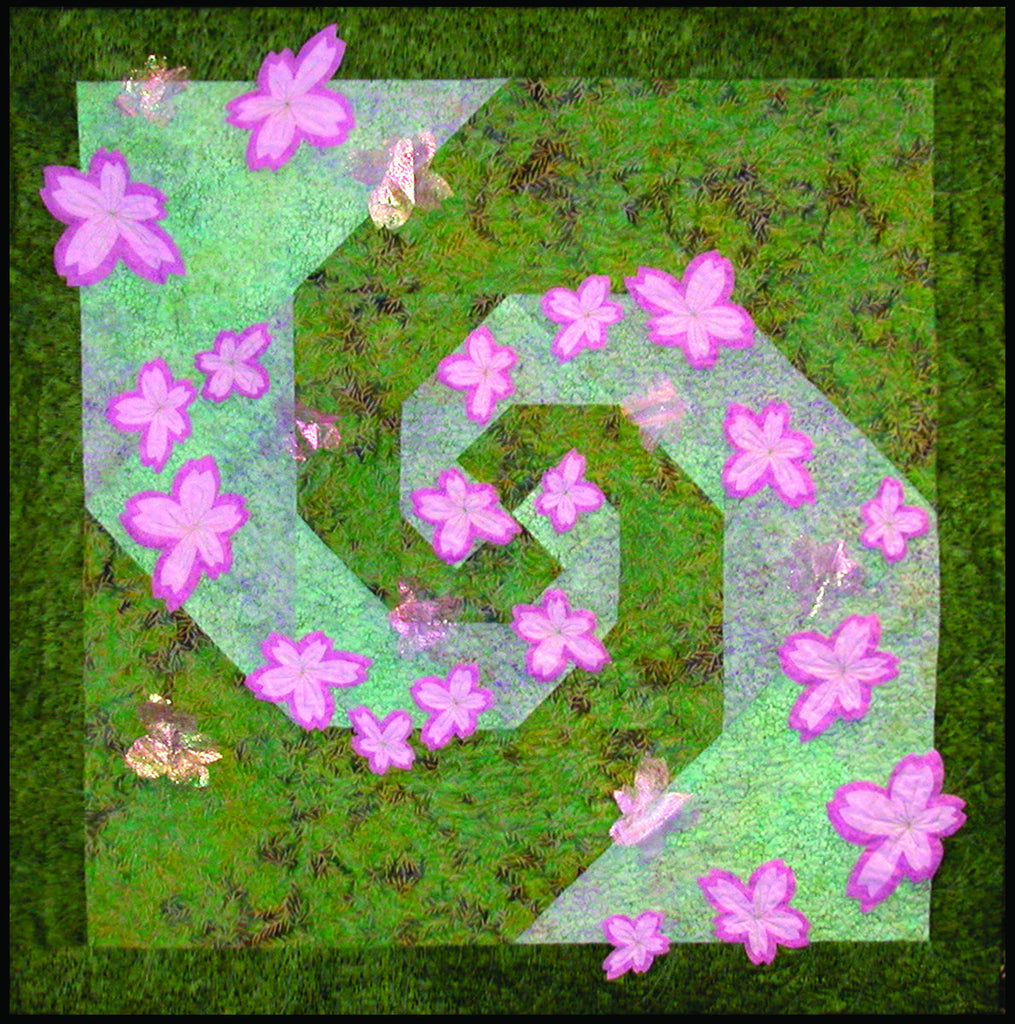 Dancing Blossoms  Pattern - StoryQuilts.com