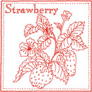 Fresh Crop Redwork Quilt  Pattern - StoryQuilts.com