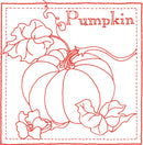 Fresh Crop Redwork Quilt  Pattern - StoryQuilts.com