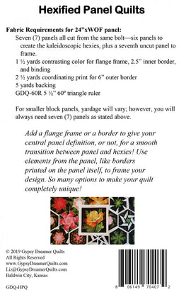 Hexified Panel Quilts by Gypsy Dreamer Quilts - 0