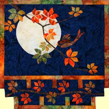 Autumn Moon  Pattern - StoryQuilts.com