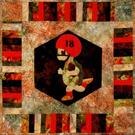 Turtle Touchdown  Pattern - StoryQuilts.com