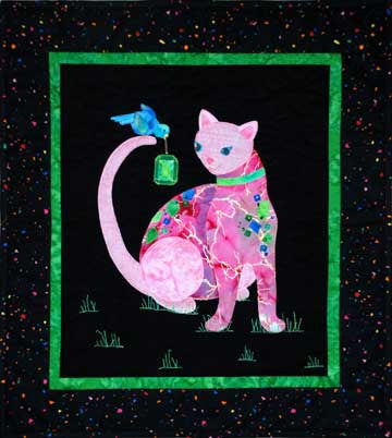 Glitter Kitty  Pattern - StoryQuilts.com