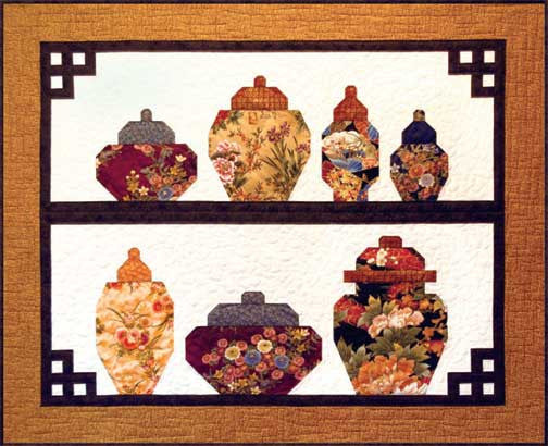 Ginger Jars  Pattern - StoryQuilts.com