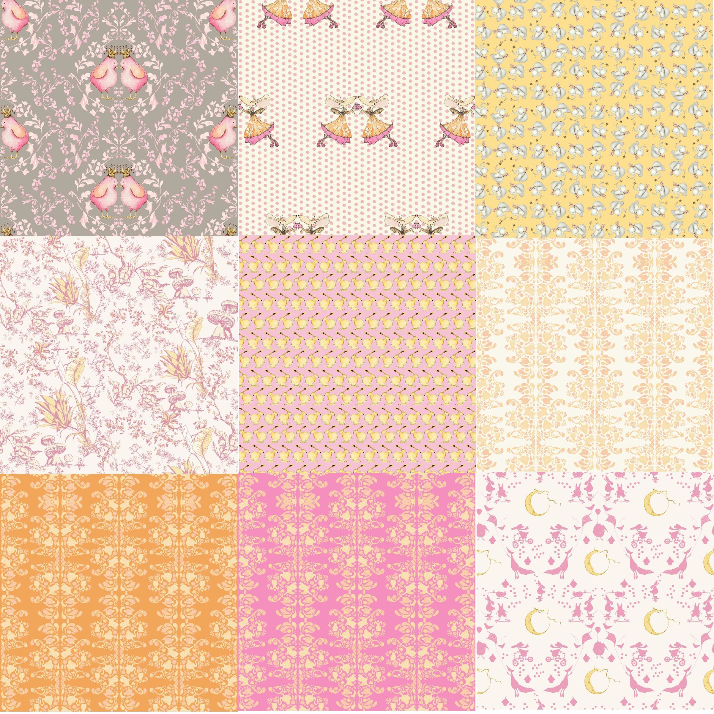 Girls Sweet Baby 1 Yard Bundle