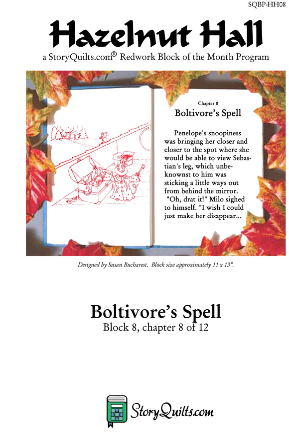 Hazelnut Hall Pattern 8  Pattern - StoryQuilts.com