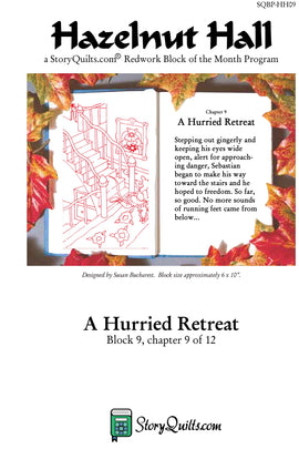 Hazelnut Hall Pattern 9  Pattern - StoryQuilts.com