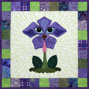 Periwinkle Pound Hound  Pattern - StoryQuilts.com