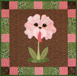 Sweet Pekinese  Pattern - StoryQuilts.com