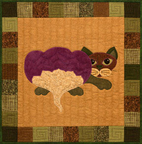 Rutabaga Catta - Garden Patch Cats  Pattern - StoryQuilts.com