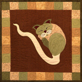 Spout Cat - Garden Patch Cats  Pattern - StoryQuilts.com