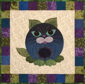 Kitty L’Orange & Bluepurry - Garden Patch Cats  Pattern - StoryQuilts.com