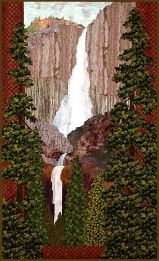 Yosemite Falls  Pattern - StoryQuilts.com