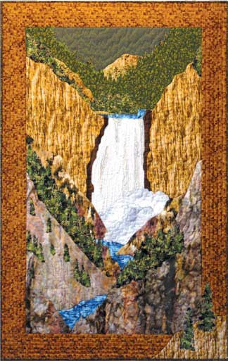 Yellowstone Falls  Pattern - StoryQuilts.com