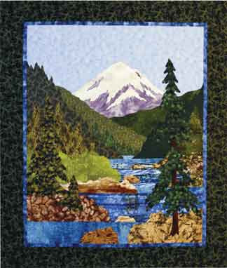 Mountain Stream  Pattern - StoryQuilts.com