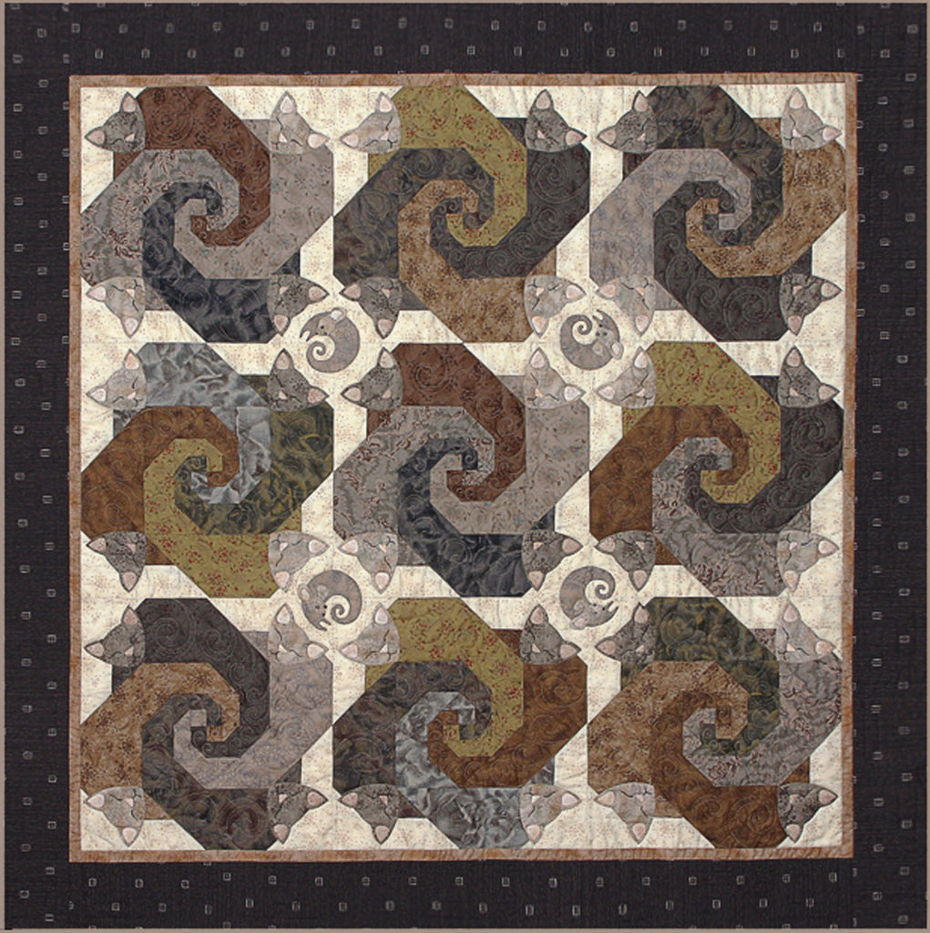 Let Sleeping Cats Lie Quilt Pattern by Helene Knott