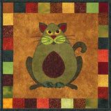 Avocato - Garden Patch Cats  Pattern - StoryQuilts.com