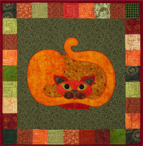 Pumpcat - Garden Patch Cats  Pattern - StoryQuilts.com