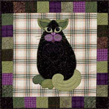 Eggplant Purr-mesan - Garden Patch Cats  Pattern - StoryQuilts.com