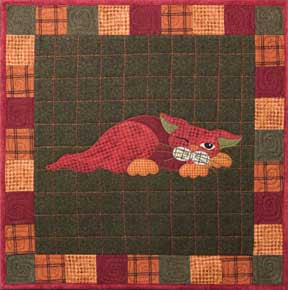 Yammy Cat - Garden Patch Cats  Pattern - StoryQuilts.com