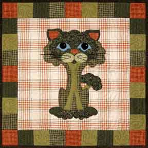 Broc-Kitty- Garden Patch Cats  Pattern - StoryQuilts.com