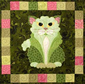 Cactus Romanus- Garden Patch Cats  Pattern - StoryQuilts.com