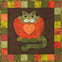 Purrsimmon - Garden Patch Cats  Pattern - StoryQuilts.com