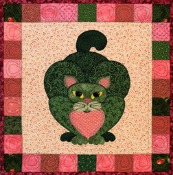 Brussels Cat - Garden Patch Cats  Pattern - StoryQuilts.com