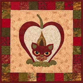 Pippen Puss - Garden Patch Cats  Pattern - StoryQuilts.com