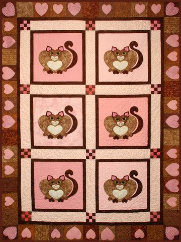 I Love My Kitty  Pattern - StoryQuilts.com