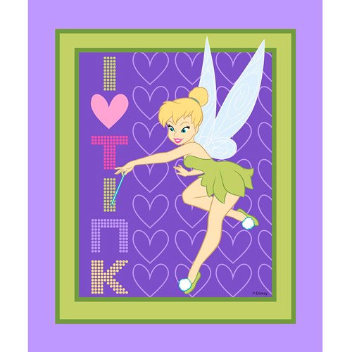 Tinkerbell, Disney, fabric Panel