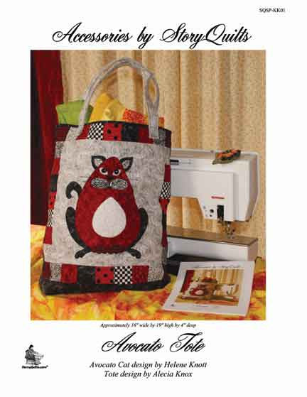 Avacato Tote  Pattern - StoryQuilts.com