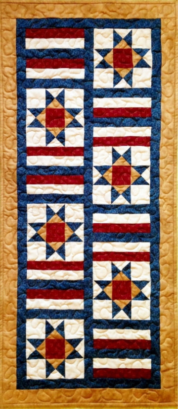 Land of Liberty Table Runner Kit  Fabric - StoryQuilts.com