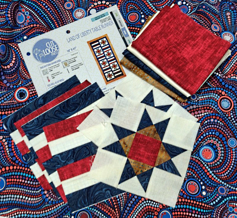 Land of Liberty Table Runner Kit