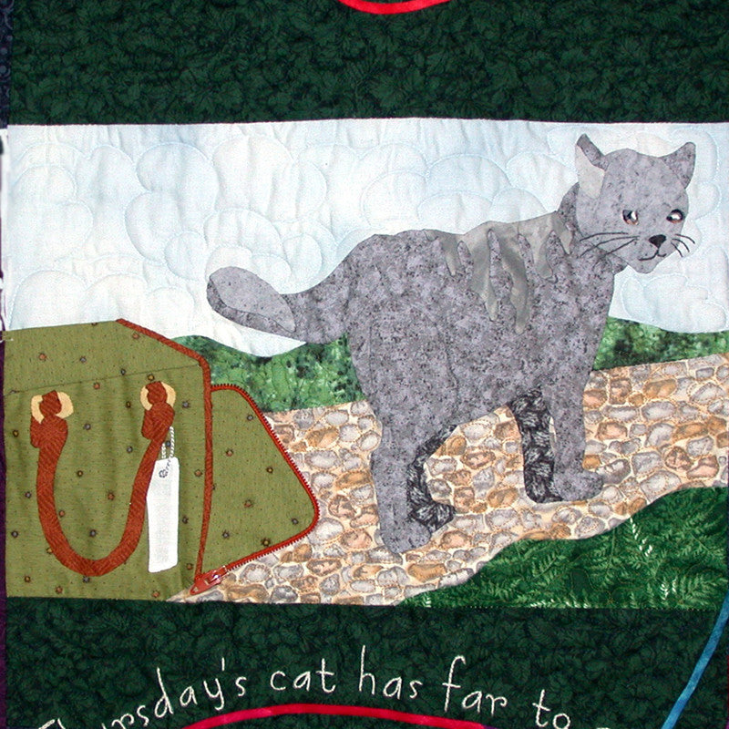 Thursday's Cat - Block 4  Pattern - StoryQuilts.com